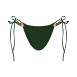 Zelený bikini s korálkami Memphis