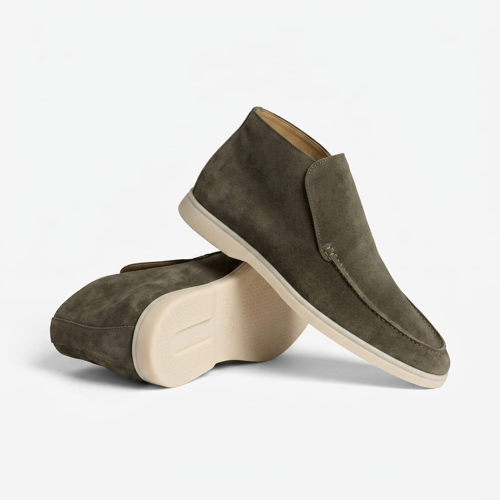 Portofino Vysoké Semišové Loafers