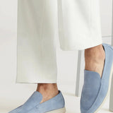 Světle modré MARINA LOAFERS