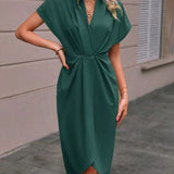 Caia - Envelope Midi Dress