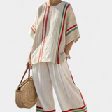 Beatriz - Mediterranean Stripe Set