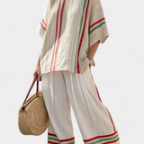 Beatriz - Mediterranean Stripe Set