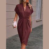 Caia - Envelope Midi Dress