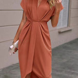 Caia - Envelope Midi Dress