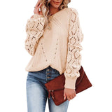 Volnočasový pletený svetr