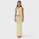Serenela - Asymmetrical Maxi Dress