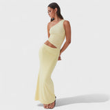Serenela - Asymmetrical Maxi Dress