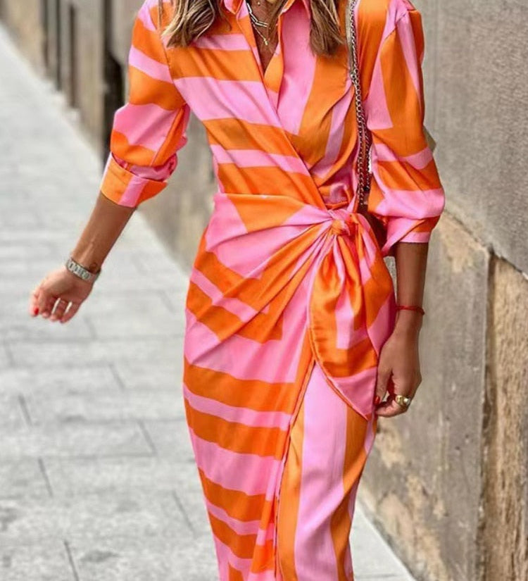 Luísa - Letní Šaty se Zavinovacím Designem