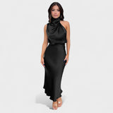 Alba - Satin Elegance Dress