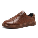 Tradiční kožené slip-on boty