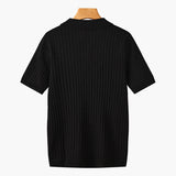 GIMCHEON Pletené Polo Tričko