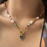 Bohemian Colorful Beaded Necklace