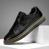 Tradiční kožené slip-on boty