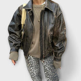 Chandra - Vintage džíny s leopardím potiskem