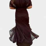 Luana - Elegantní šaty s V-výstřihem