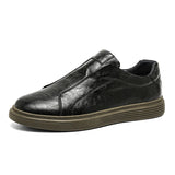 Tradiční kožené slip-on boty