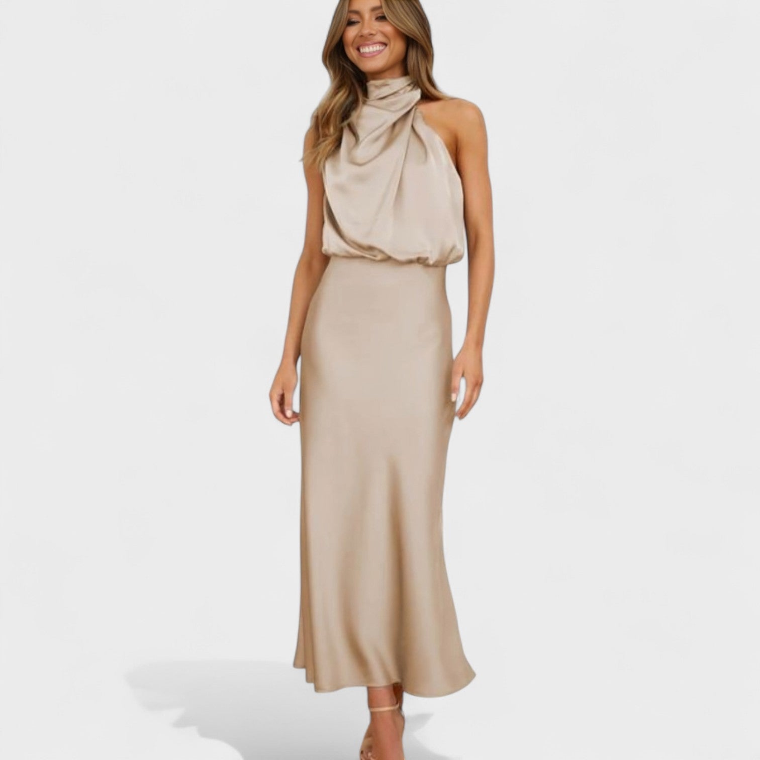 Alba - Satin Elegance Dress