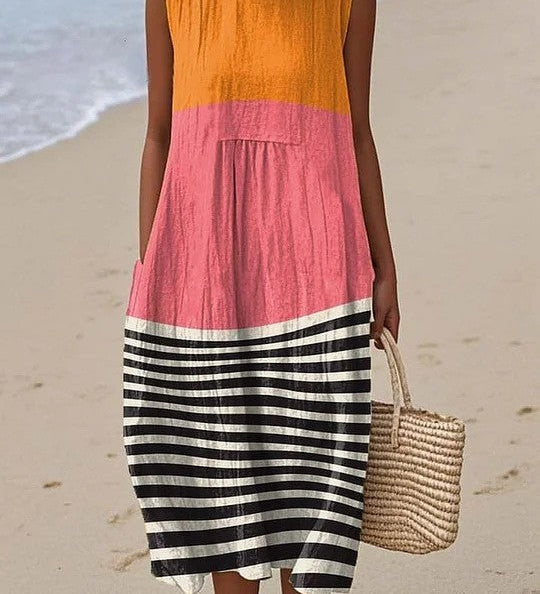 Vânia - Color Block Dress