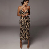 Leopard Print - Formfitting Sexy Dress