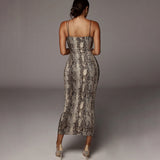 Leopard Print - Formfitting Sexy Dress