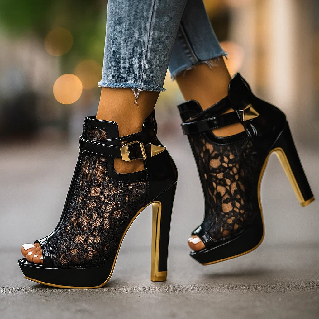 Liliana - Lacy Heels