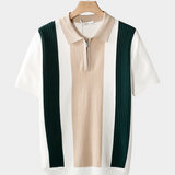 Resortní polo s zipem - Bílá