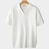 Polo s elegantním bílým límcem