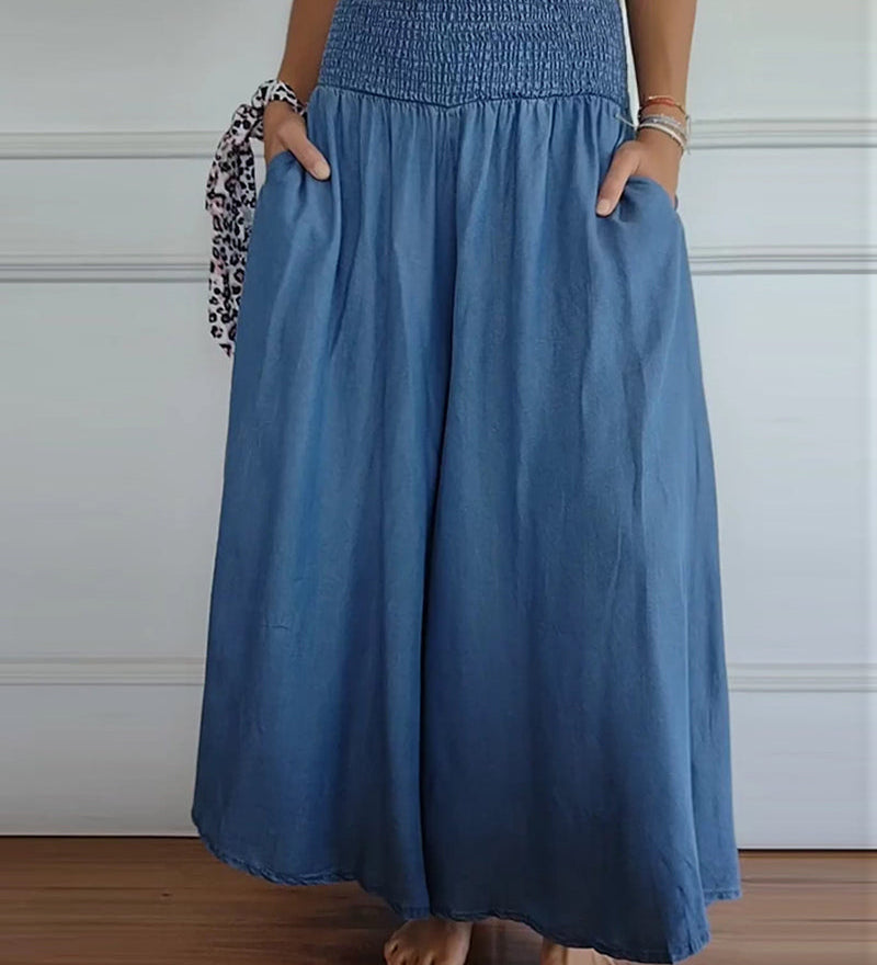 Irene - Široké Kalhoty pro Pohodlný Styl