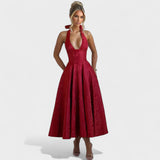 Efi - Textured Midi Dress