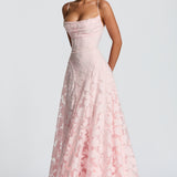 Francisca - Korzetové dlouhé šaty