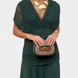 Luana - Elegantní šaty s V-výstřihem
