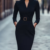 Iara - Stylové černé šaty