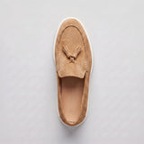 Suede Capri Slip-On Loafers