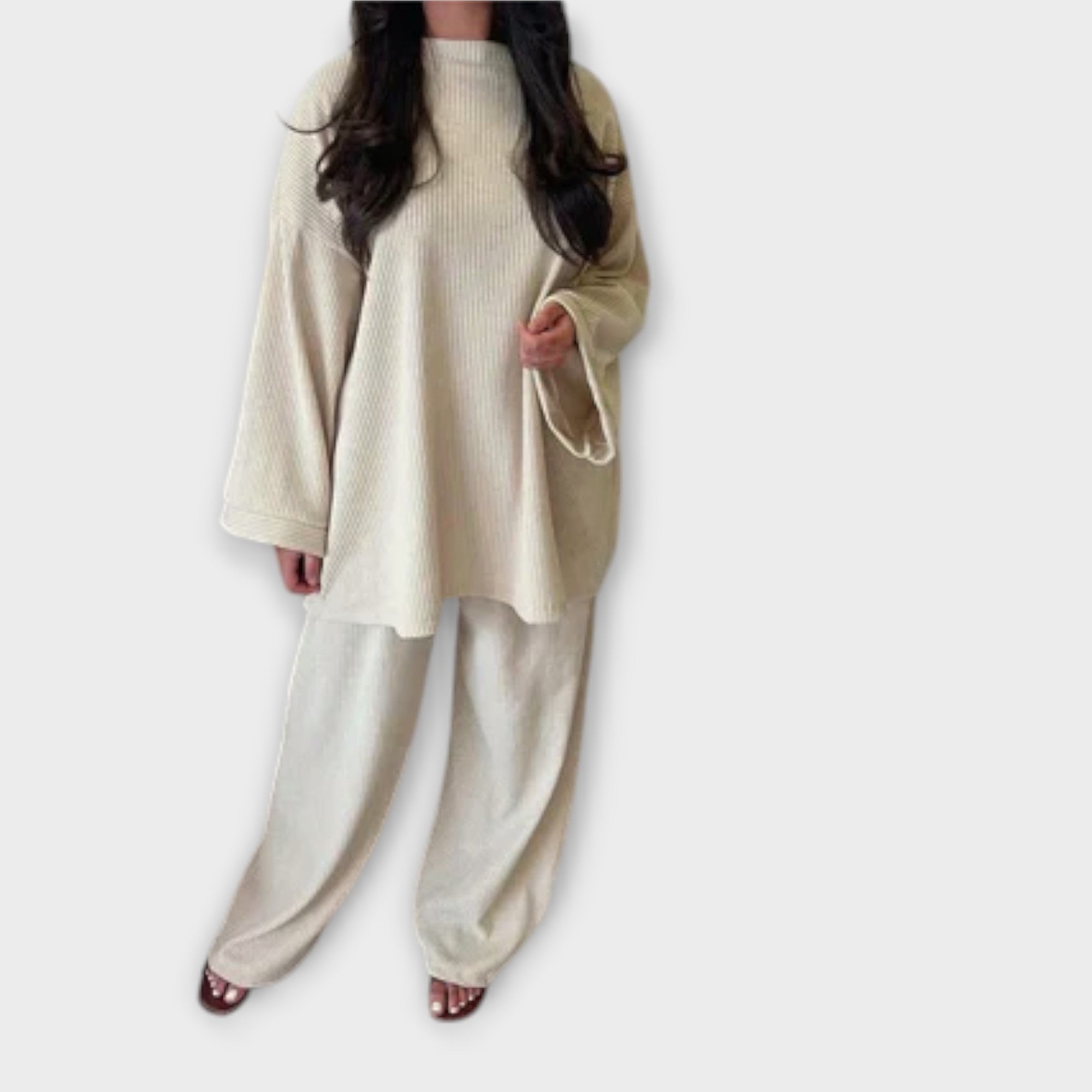 Ingrid - Plus Size Ribbed Set