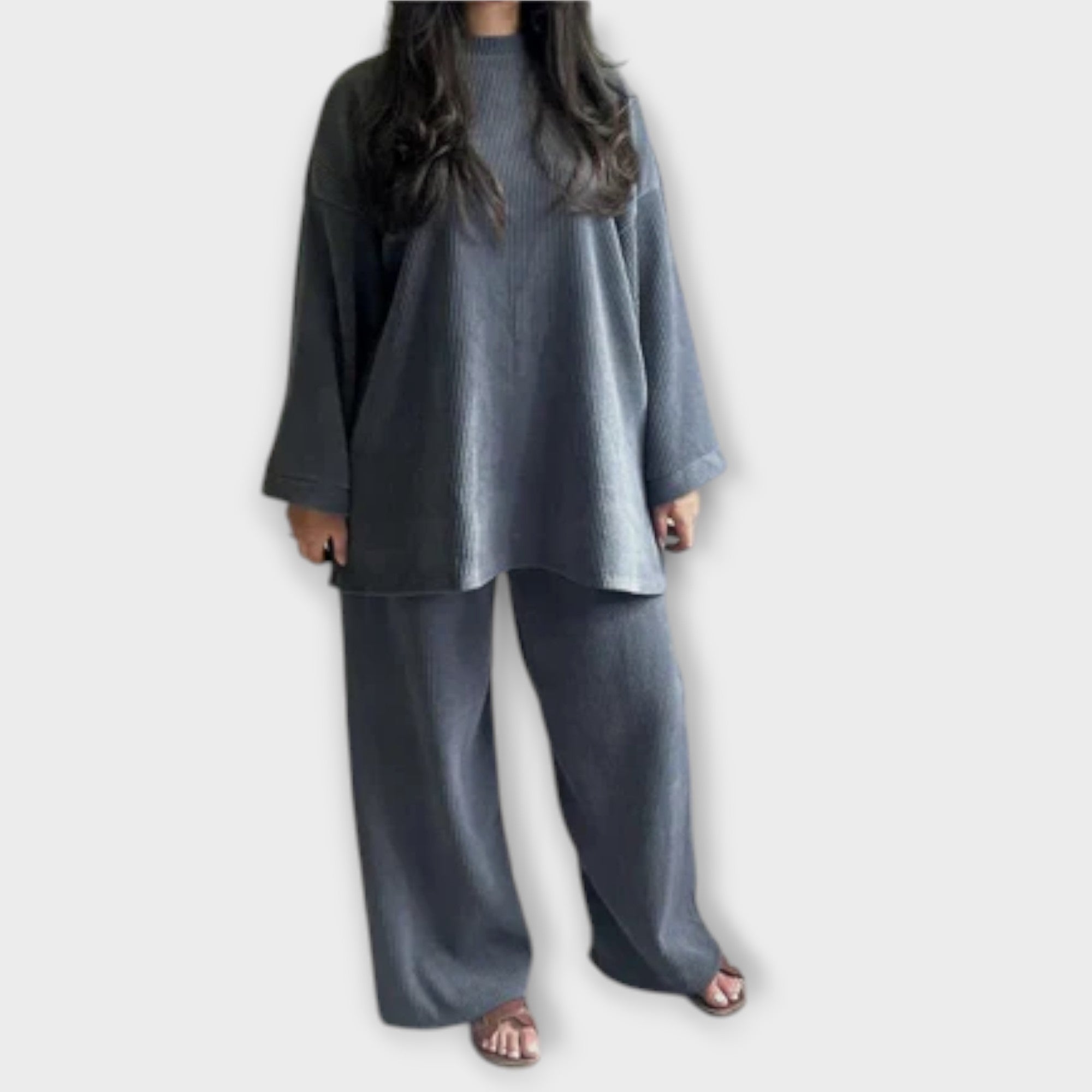 Ingrid - Plus Size Ribbed Set
