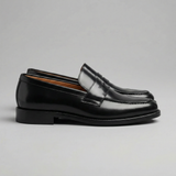Pánské Kožené Mokasíny Penny Slip-On pro Volný Čas