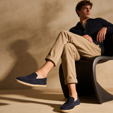 Pánské nubukové espadrilky na léto