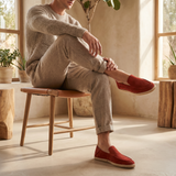 Pánské nubukové espadrilky na léto