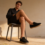Pánské nubukové espadrilky na léto