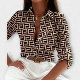 Romina - Blouse with Classic Collar