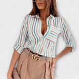 Romina - Blouse with Classic Collar